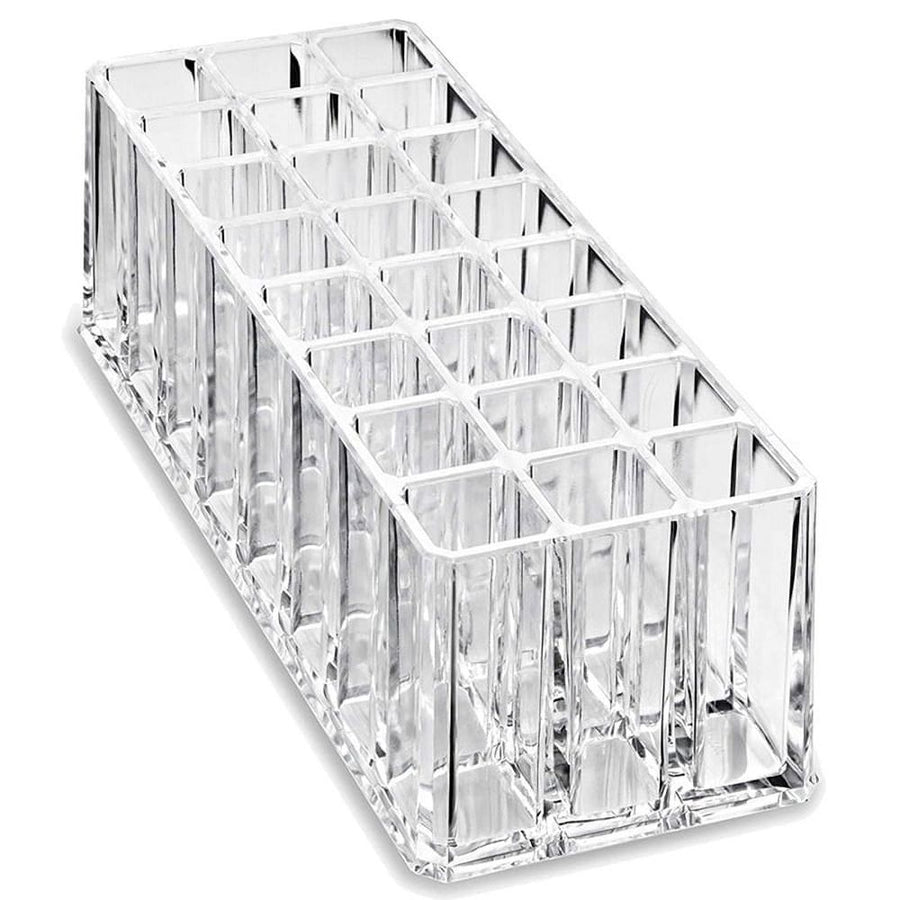 Organizer Acrylic Travel Perfume Holder Beauty Scent Holder 24 Space Clear Tall Organization Container Storage