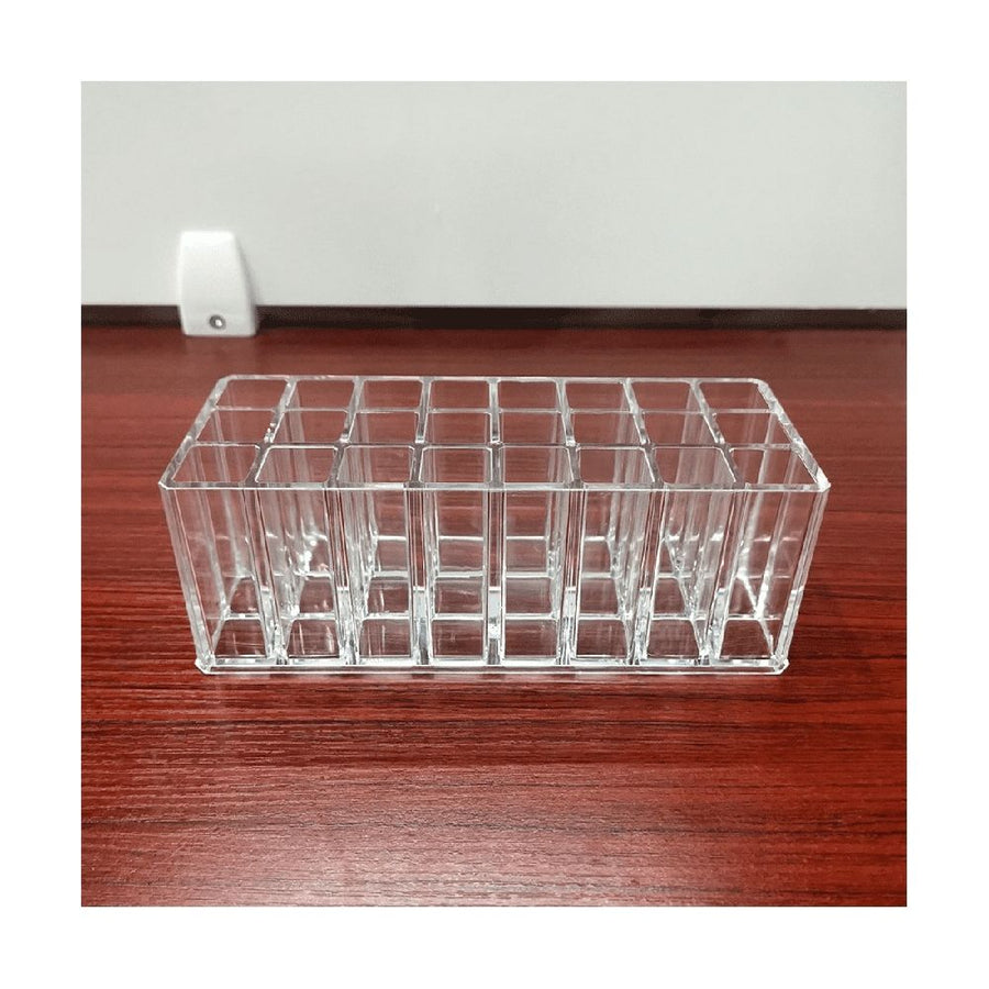 Organizer Acrylic Travel Perfume Holder Beauty Scent Holder 24 Space Clear Tall Organization Container Storage