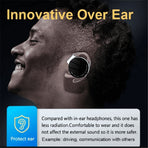 Over-Ear Wireless Earphone Long Battery Life Bluetooth 5.2 Open-Ear Hook Cordless Stereo Never Drop HiFi