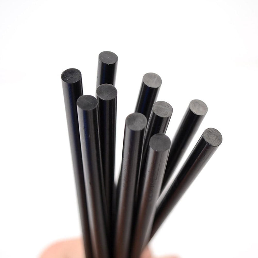 10Pcs Black Glue Sticks High Viscosity Hot Melt Adhesive for DIY Wood Plastic Paper