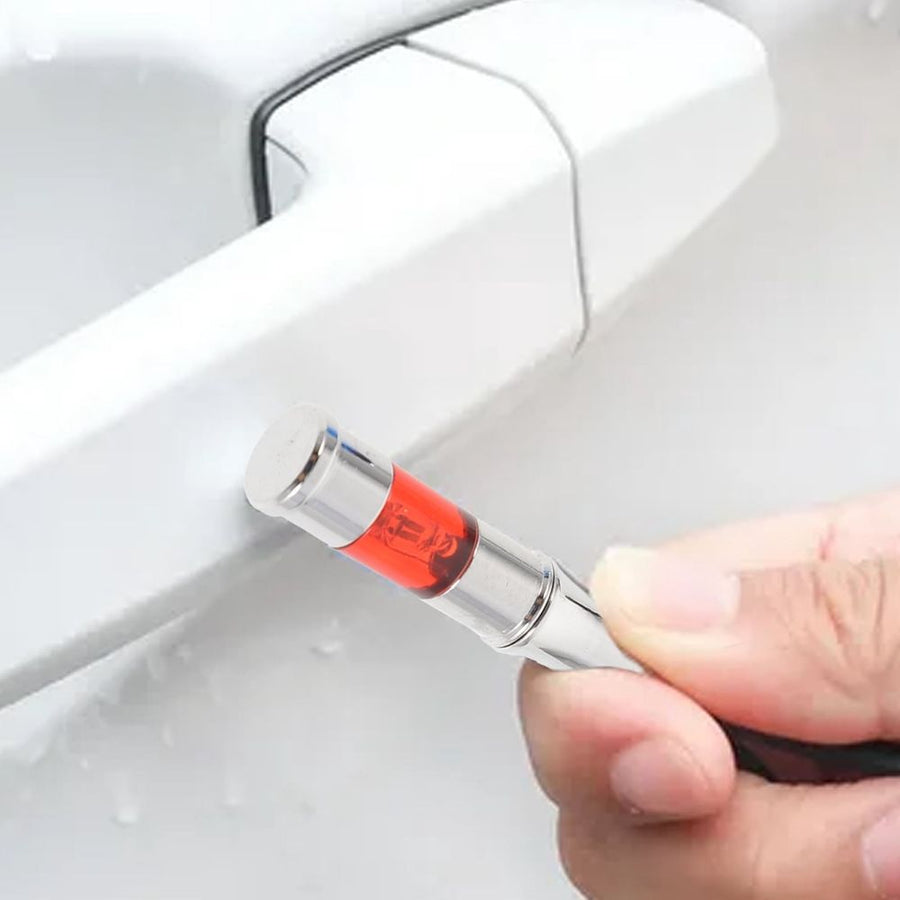 2Pcs Body Static Remover for Cars Silver Metal Anti Static Device