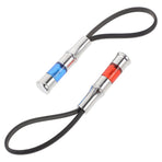 2Pcs Body Static Remover for Cars Silver Metal Anti Static Device