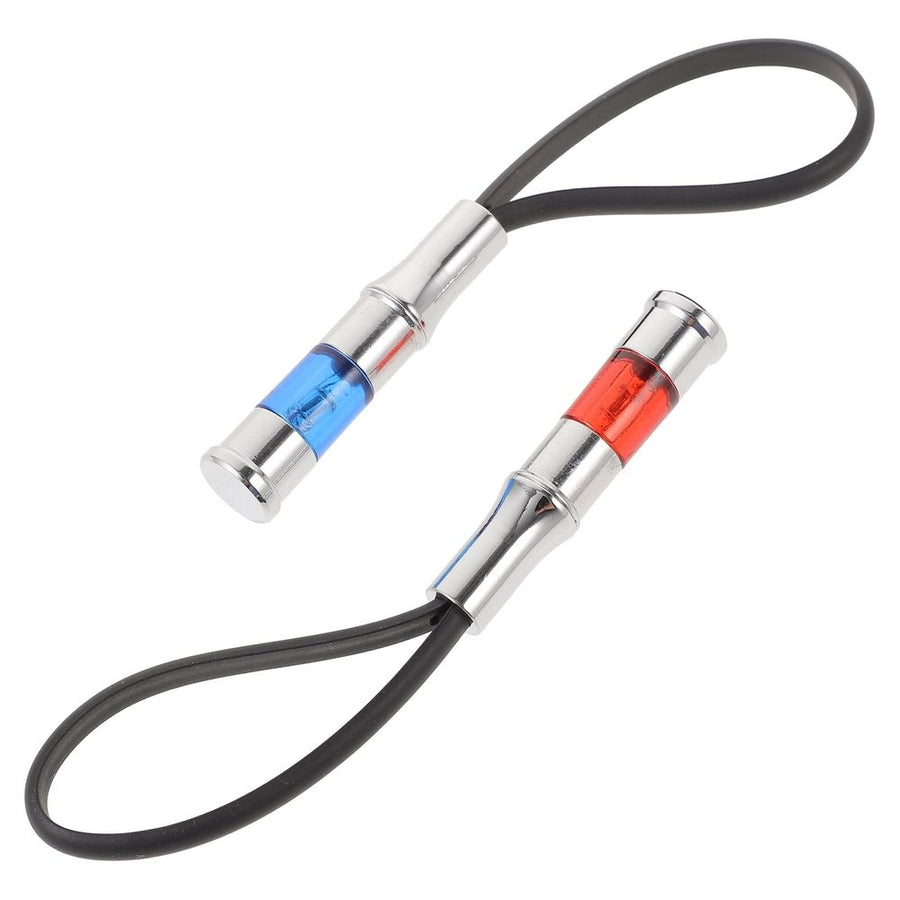 2Pcs Body Static Remover for Cars Silver Metal Anti Static Device