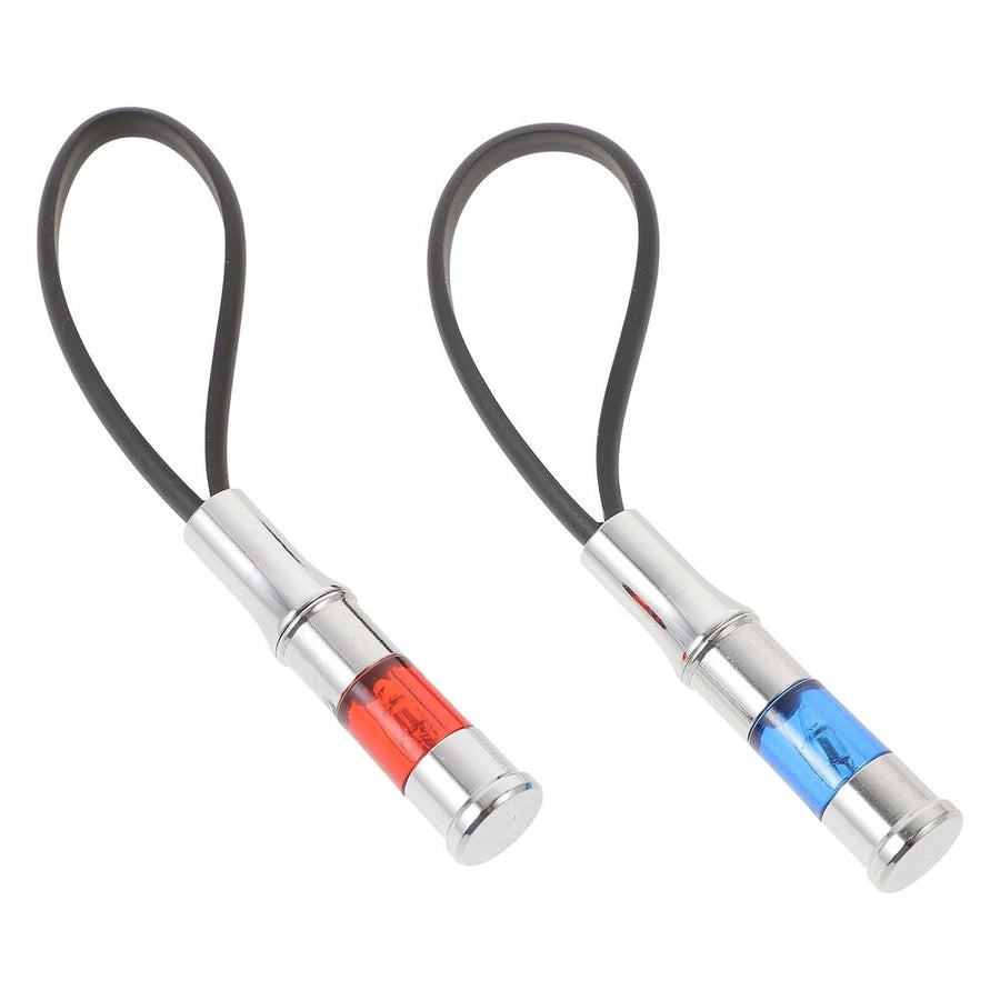 2Pcs Body Static Remover for Cars Silver Metal Anti Static Device