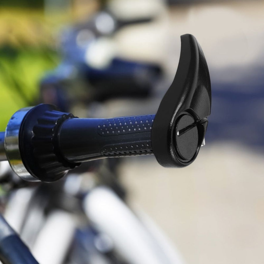 1 Pair Aluminum Alloy Ergonomic Bullhorn Handlebar Ends for Mountain Bikes and Road Cycling Comfort Grip