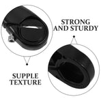 1 Pair Aluminum Alloy Ergonomic Bullhorn Handlebar Ends for Mountain Bikes and Road Cycling Comfort Grip