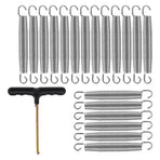 Galvanized Steel Trampoline Springs Replacement Set for Outdoor Trampoline Accessories and