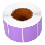 Clear Purple Thermal Label Stickers for Home and Office Marking