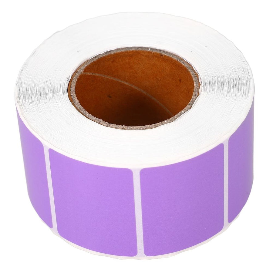 Clear Purple Thermal Label Stickers for Home and Office Marking