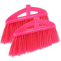Versatile Red Broom Head - Dense Bristles, Quick Replacement, 2Pcs