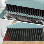 Sky Broom and Dustpan Set with Handle, Break-Resistant Material for Household Cleaning