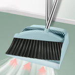 Sky Broom and Dustpan Set with Handle, Break-Resistant Material for Household Cleaning