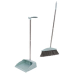 Sky Broom and Dustpan Set with Handle, Break-Resistant Material for Household Cleaning