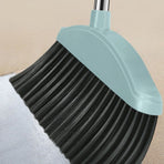 Sky Broom and Dustpan Set with Handle, Break-Resistant Material for Household Cleaning
