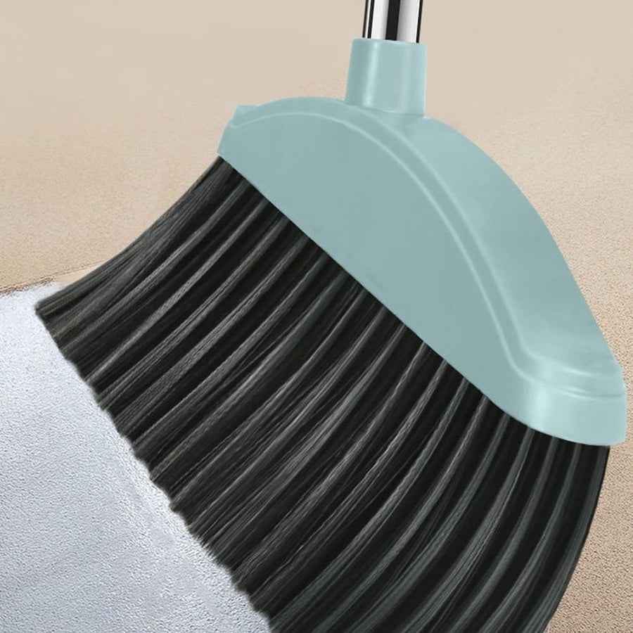 Sky Broom and Dustpan Set with Handle, Break-Resistant Material for Household Cleaning