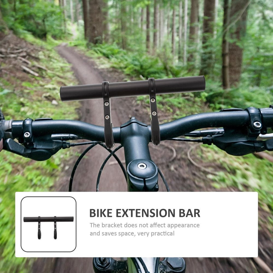 1Set Black Bike Extension Rack Durable Professional Handlebar Bracket