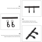 1Set Black Bike Extension Rack Durable Professional Handlebar Bracket