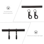 1Set Black Bike Extension Rack Durable Professional Handlebar Bracket
