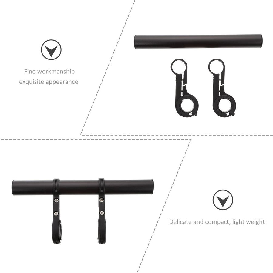 1Set Black Bike Extension Rack Durable Professional Handlebar Bracket