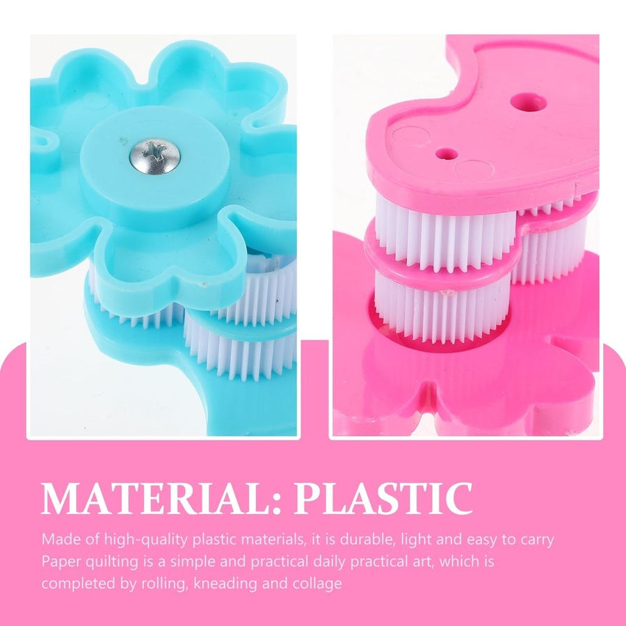 2-Pack Paper Quilling Tools with Wave , and Portable Craft Supplies for Art Projects