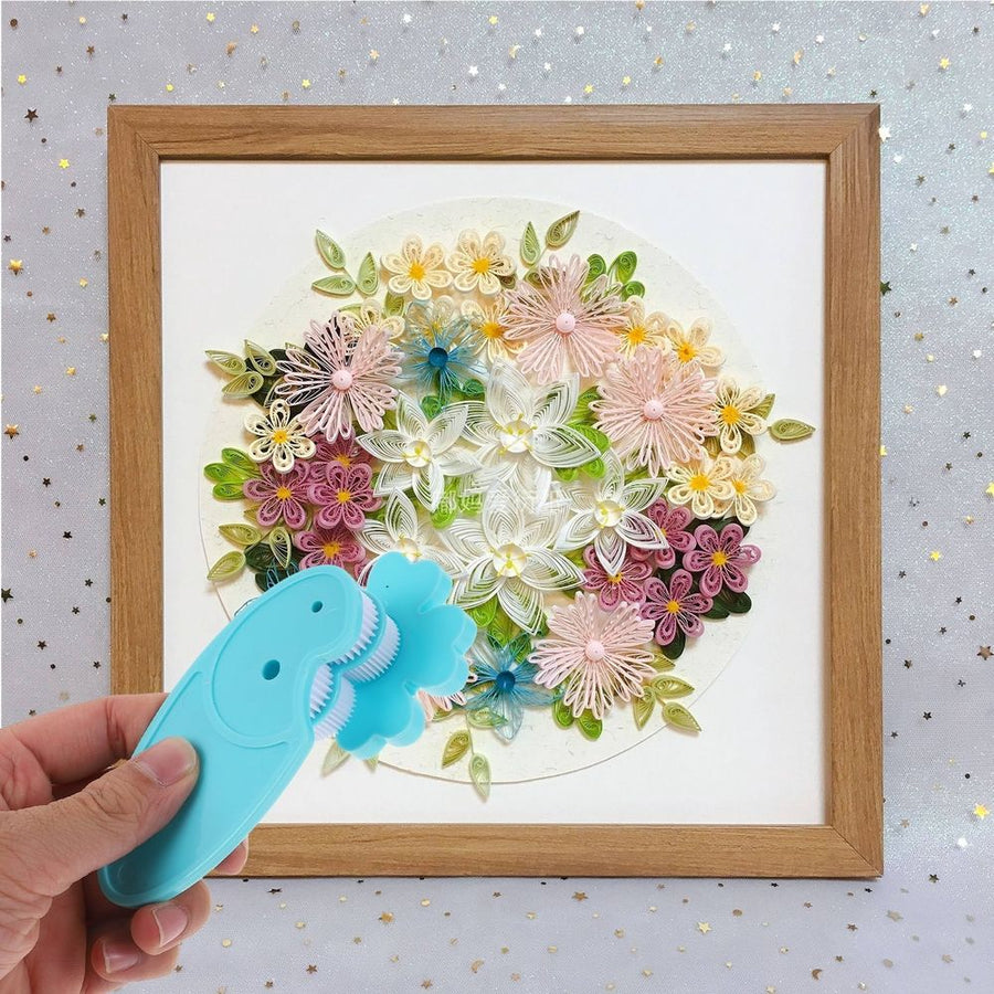 2-Pack Paper Quilling Tools with Wave , and Portable Craft Supplies for Art Projects
