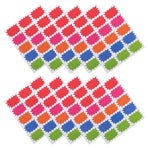 Writable Price Stickers Multi Color for Garage Sale Attractive Design