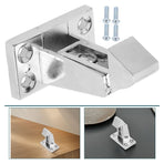 Adjustable Freezer Latch Hook in Plated Zinc Alloy for Commercial Refrigerators, 1 Set and Secure