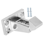 Adjustable Freezer Latch Hook in Plated Zinc Alloy for Commercial Refrigerators, 1 Set and Secure