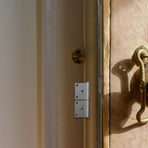 Heavy Duty -Resistant Plated Detachable Iron Door Hinges for Home Use, 1 Pair