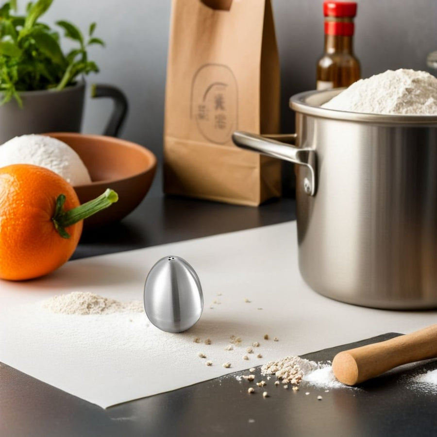 Creative Egg Shaped Pepper Shaker Rustproof for Kitchen Supplies