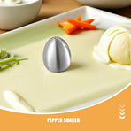 Creative Egg Shaped Pepper Shaker Rustproof for Kitchen Supplies