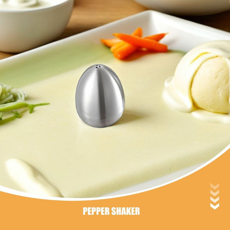 Creative Egg Shaped Pepper Shaker Rustproof for Kitchen Supplies