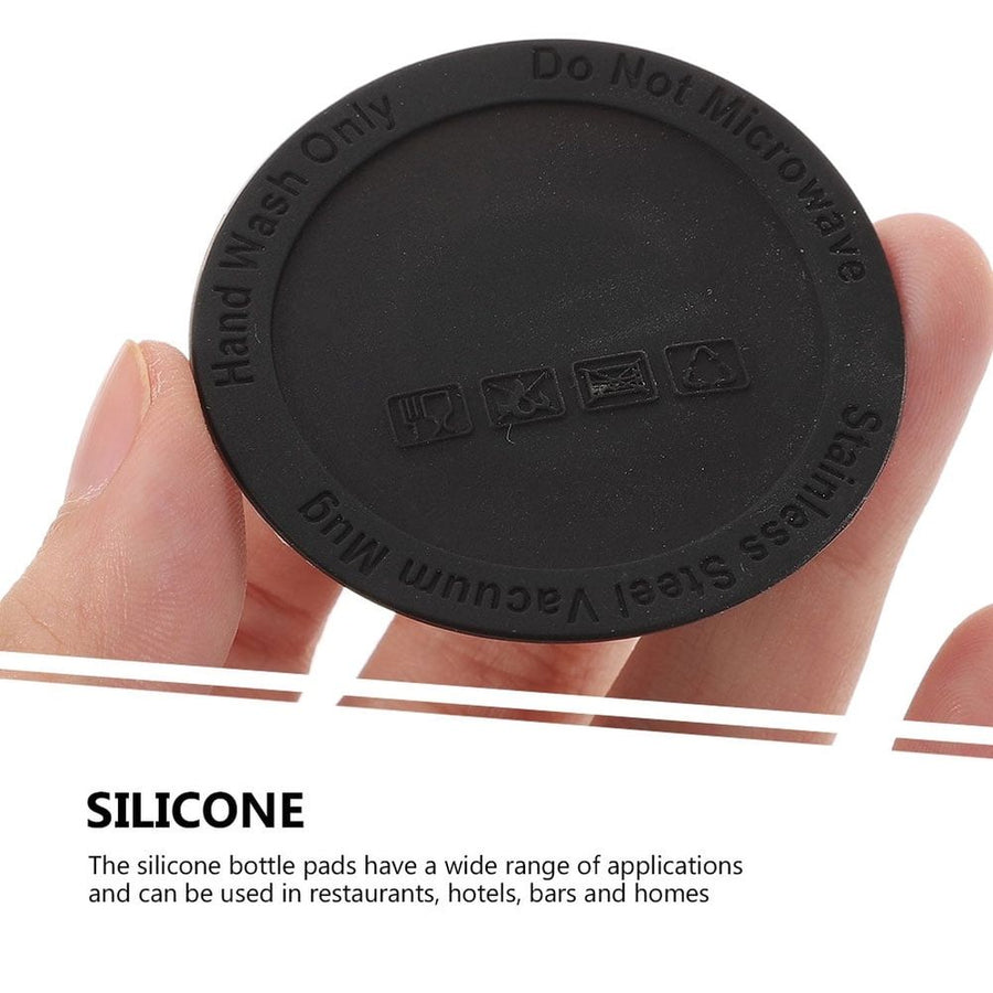 10Pcs Silicone Tumbler Bottom Pads Protective Anti Slip Heat Resistant Bottle Mats for Home