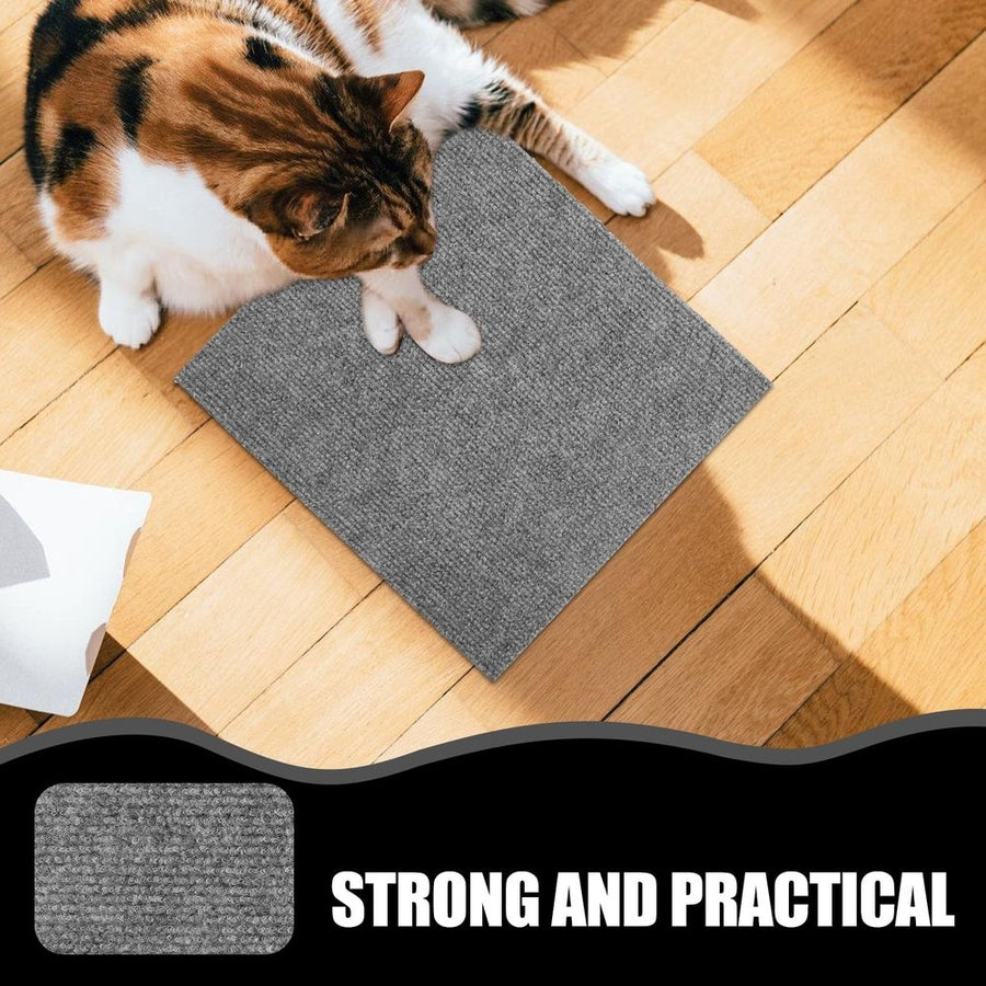 Grey Indoor Cat Scratcher of Non-Woven Polyester for Pets, Perfect for Maintenance and Furniture