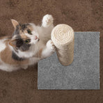 Grey Indoor Cat Scratcher of Non-Woven Polyester for Pets, Perfect for Maintenance and Furniture