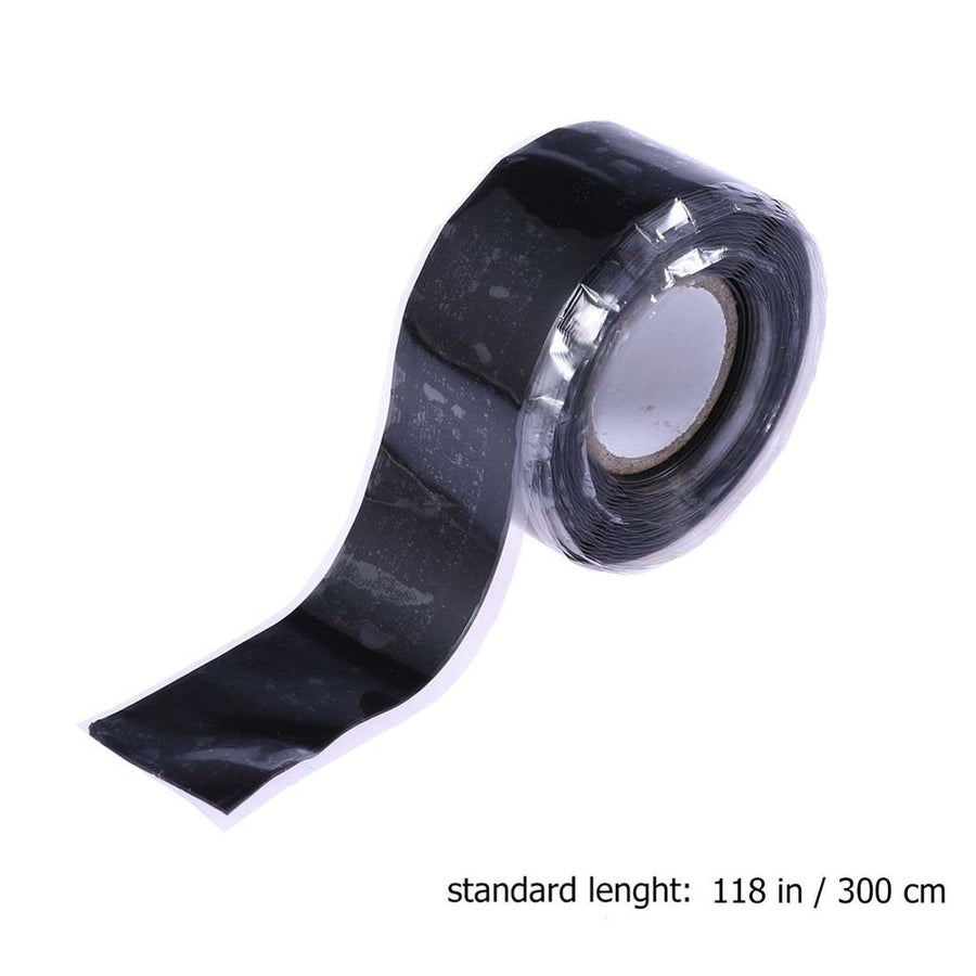Black Silicone Electrical Tape, Industrial Grade, Moisture Resistant, Insulation, 3 Meters