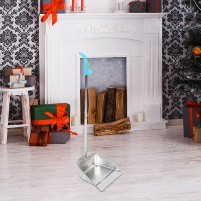 Stainless Steel Dustpan in for Indoor Use, Efficiently Collects Lint, Hair, and Small Debris