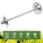 Plated Stainless Steel Spoon Holder Elegant Utensil Stand for Kitchen Storage and Organization