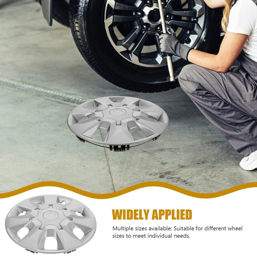 -Plated PP Car Hub Caps, Decorative Wheel Covers, Easy to Install and