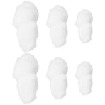 6-Pack Artificial White Cloud Hanging Decorations for Ceiling, Wall, Room Background and Party Setup