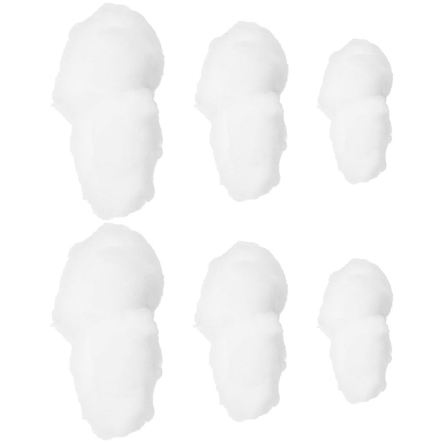 6-Pack Artificial White Cloud Hanging Decorations for Ceiling, Wall, Room Background and Party Setup