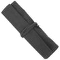 Practical Dark Grey Linen Cutlery Pouch for Travel and Storage