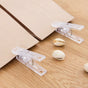 20Pcs Lamp String Clamp Transparent Plastic Clip for Photo Card Note Decoration