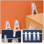20Pcs Lamp String Clamp Transparent Plastic Clip for Photo Card Note Decoration