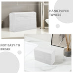 Soft White Paper Towels Durable High Capacity 2Pack for Home Use