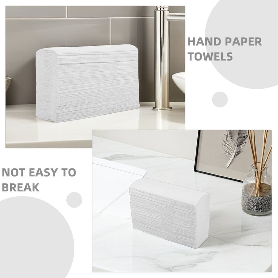 Soft White Paper Towels Durable High Capacity 2Pack for Home Use