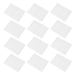 No-Iron White Fabric Labels for Clothes and DIY Projects 200Pcs