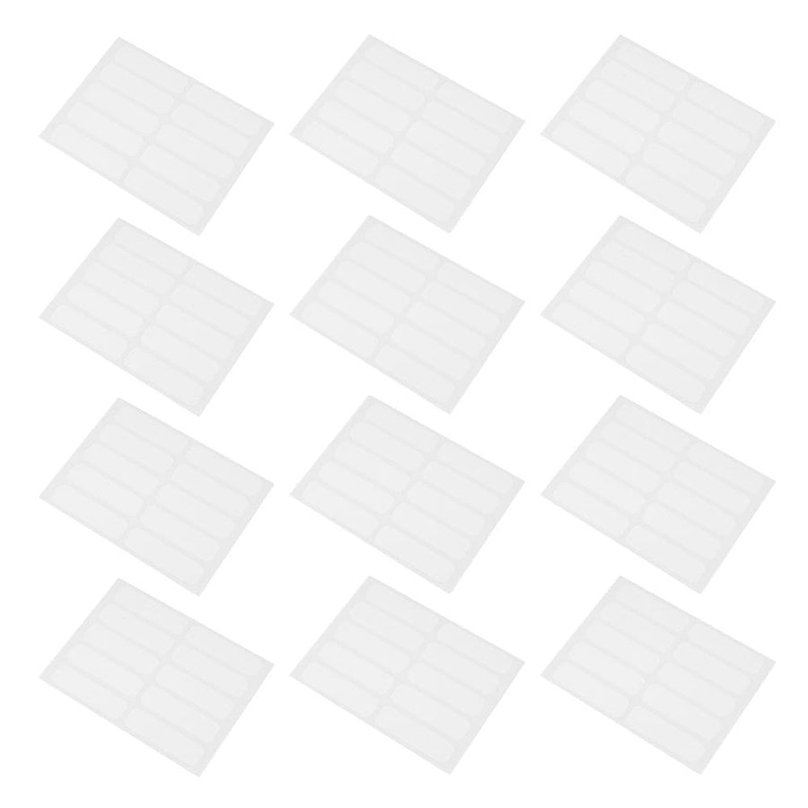 No-Iron White Fabric Labels for Clothes and DIY Projects 200Pcs