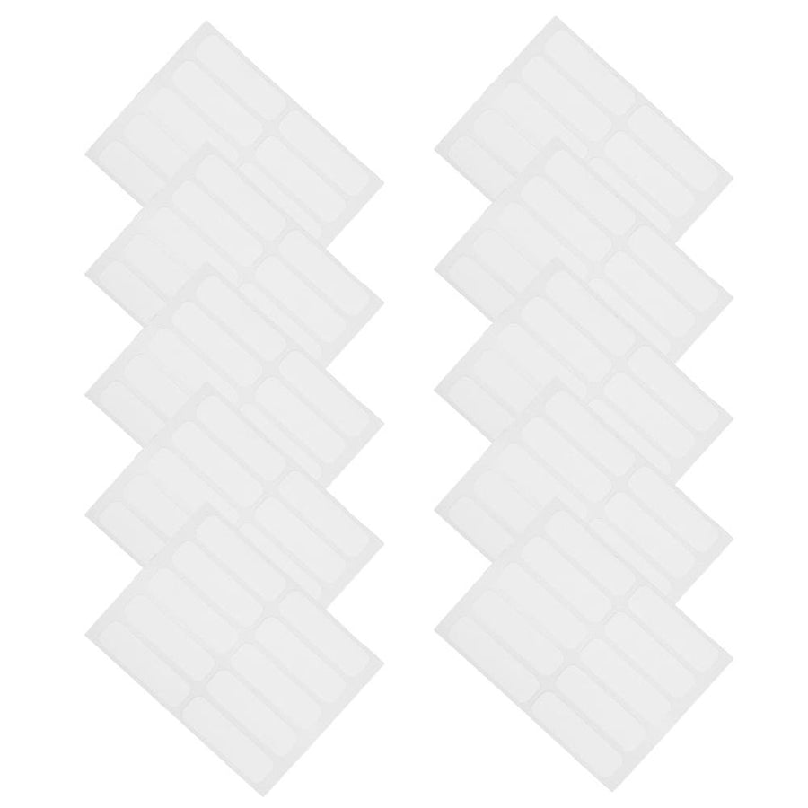 No-Iron White Fabric Labels for Clothes and DIY Projects 200Pcs