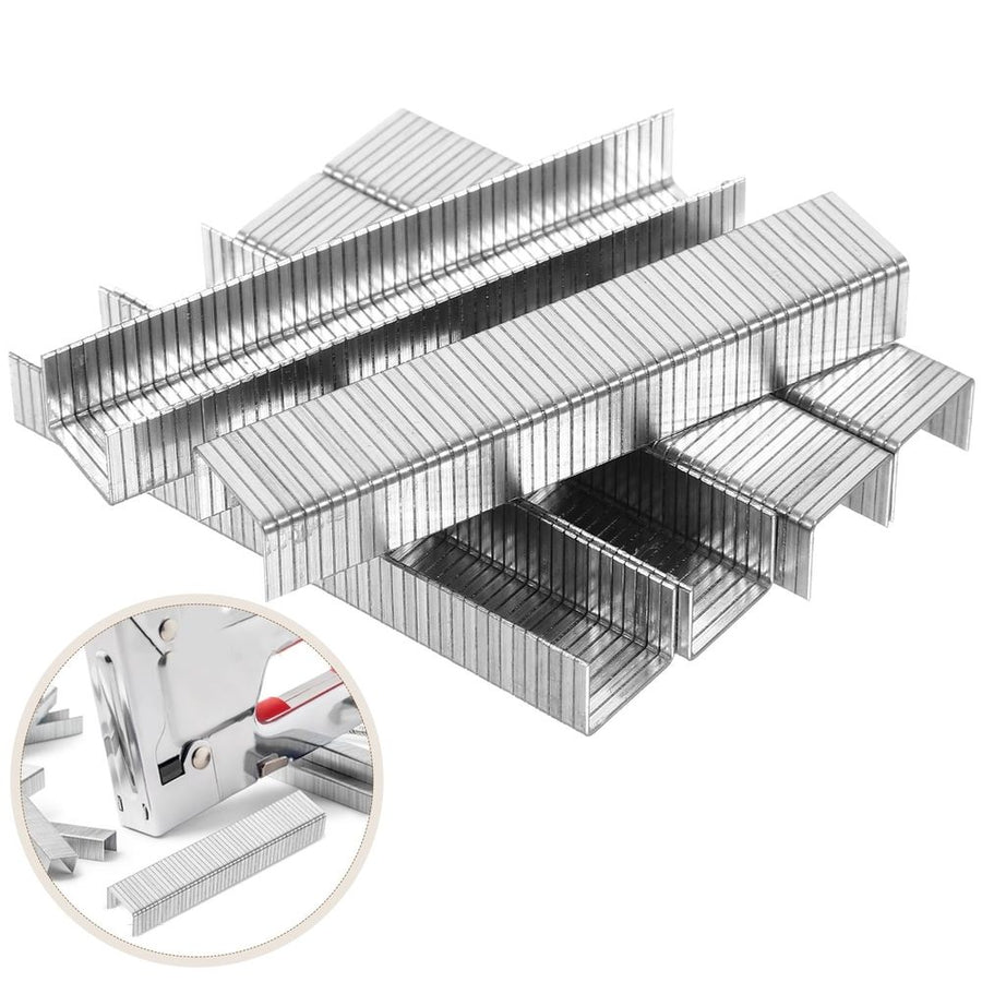1000Pcs Brad Staples Plated Silver Metal for Woodworking with Flexible Durable Design for Home Use